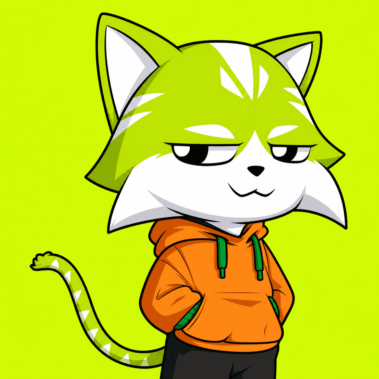 Toshi on Hood — hoodie up, hands in pockets